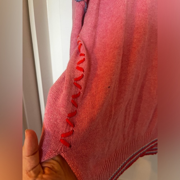 ZAKET & PLOVER
WHIP STITCH SWEATER - FLAMINGO - Picture 3 of 8